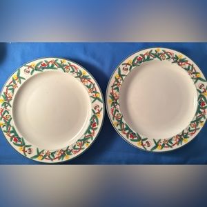 Majesticware by Sakura Christmas Cheer dessert/salad plates
